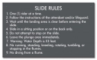 Indiana Water Slide Rules