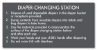 MAHC Diaper-Changing Station Signage