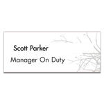 Manager on Duty Sign - Includes Nameplate