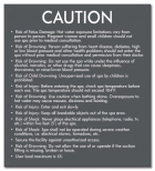 Maryland Spa Safety Rules Sign