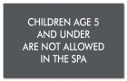 Montana No Children Allowed In Spa Sign