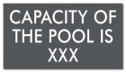 Montana Pool Capacity Sign