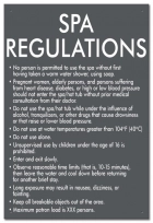 Nebraska Spa Regulations Sign