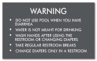 Ohio Spray Pad Rules Sign