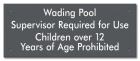 Oklahoma Wading Pool Rules Sign