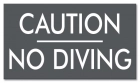 Ontario Canada No Diving Sign