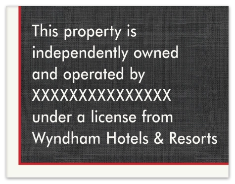 Owner Operator Plaque