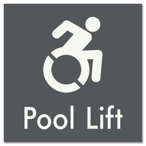 Pool Lift Sign w/Dynamic ISA Symbol