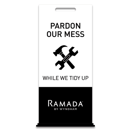 Renovation Free-Standing Floor Sign