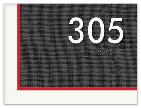 Room Number Sign