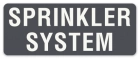 Sprinkler System Label