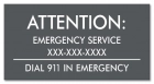 Utah Emergency Pool Sign
