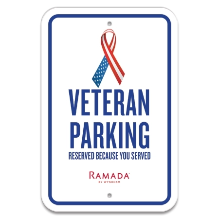 Veteran Parking Sign