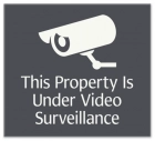 Video Surveillance Sign - Acrylic