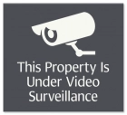 Video Surveillance Sign- Fiberbrite