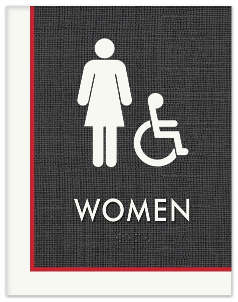 Women Sign w/Female & ISA Symbols