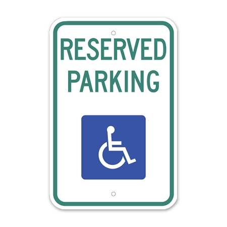 Wyoming - Reserved Parking, with ISA Sign