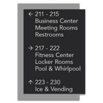 12-Line Directional Sign