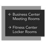 5-Line Directional Sign