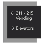 5-Line Directional Sign