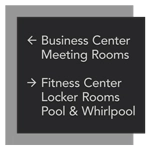 7-Line Directional Sign