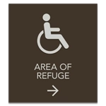 Accessible Direction Sign w/ ISA