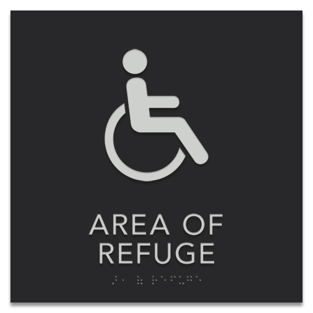 Area of Refuge Sign - ISA Symbol