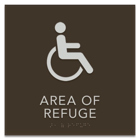 Area of Refuge Sign - ISA Symbol