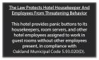 CA Housekeeper Protection Notice - 3 Pack - Acrylic