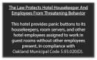CA Housekeeper Protection Notice  - 3 Pack - Celtec