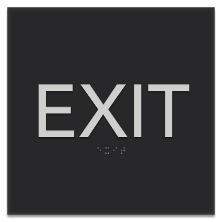 "Exit" Egress Sign - CA Compliant