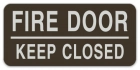 Fire Door - Keep Closed Label - 4 Pack
