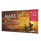 Front Desk Banner with Wall Mounting System