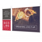 Modular Banner Set with Trapeze Bar Hanging Mount
