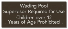 Oklahoma Wading Pool Rules Sign