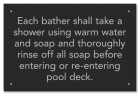 Province Pool Rules Sign - Ontario Compliant: Canada