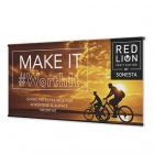 Singular Banner with Wall Mounting System
