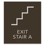 Stairway Exit Sign - DC Compliant