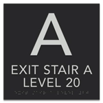 Stairway ID Sign - NYC Compliant