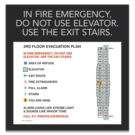 Standard Elevator Evacuation Plans - NYC Compliant