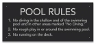 State Pool Sign - Pool Rules - Iowa Compliant