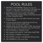 State Pool Sign - Pool Rules - Oregon Compliant