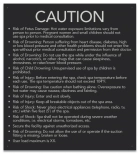 State Pool Sign - Spa Rules - Maryland Compliant
