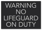 Warning: No Lifeguard on Duty - Missouri