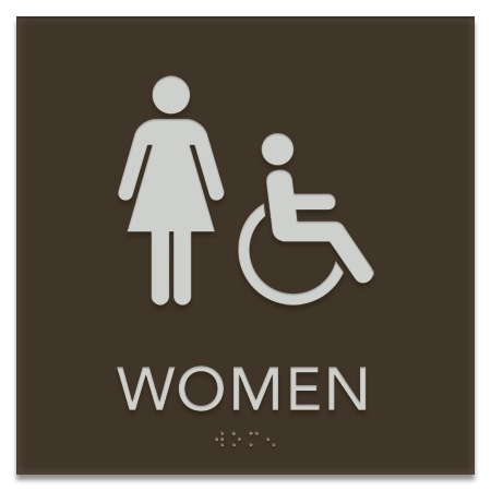 Women Sign w/Female & ISA Symbols