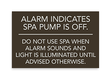 Pool/Spa Signs