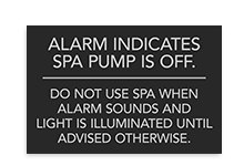 Pool/Spa Signs