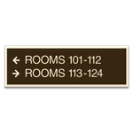 2-Line Directional Sign (Extended)