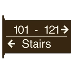 2-Line Overhead Sign w/Accent Line