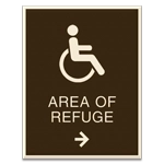 Accessible Direction Sign w/ ISA